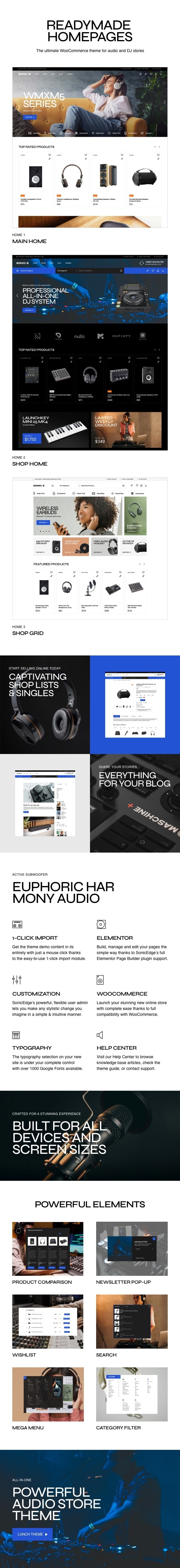 SonicEdge - Audio & DJ WooCommerce Theme - 2